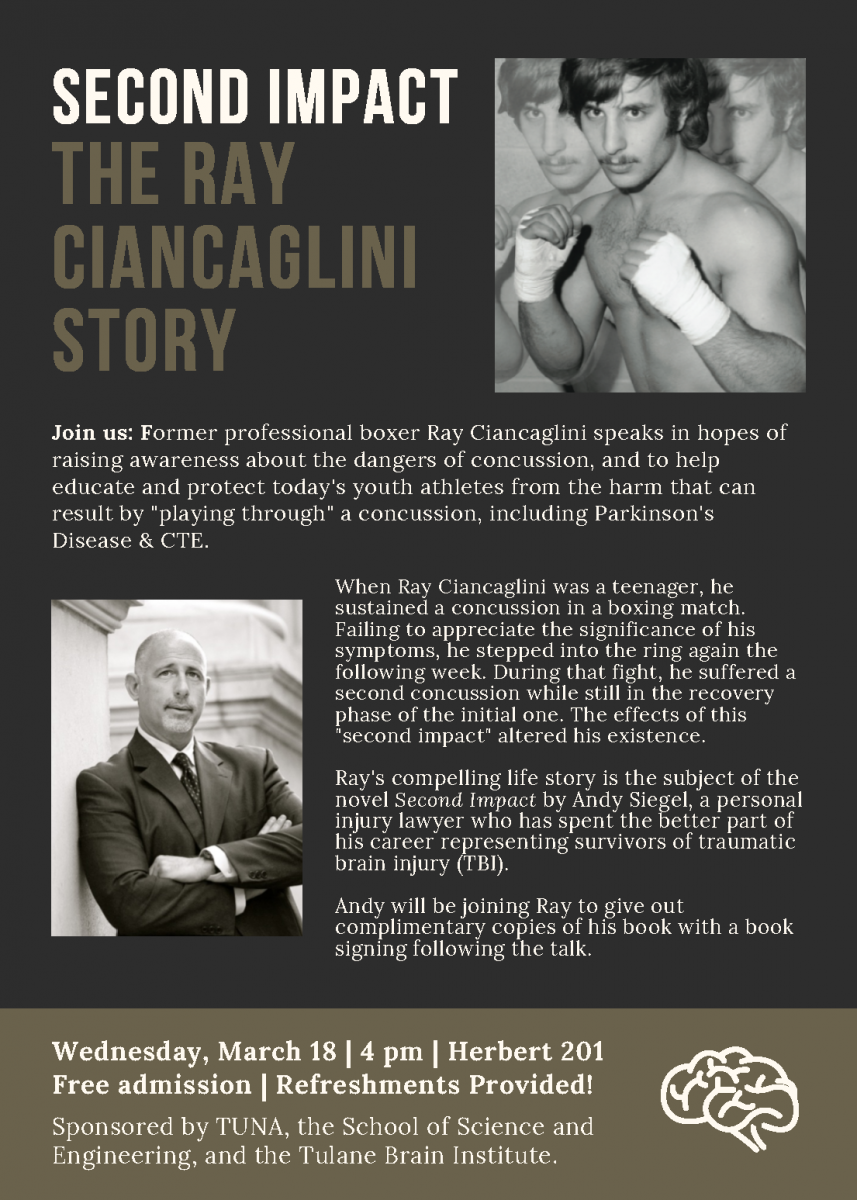 Ray Ciancaglini Lecture Invitation